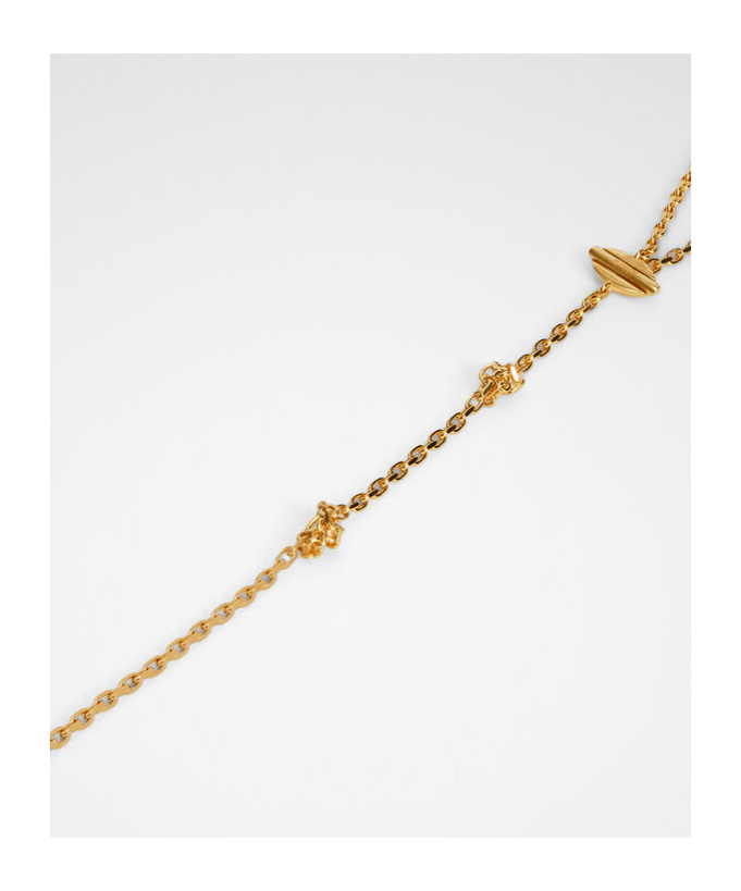 Jil Sander Embellished Necklace In Gold