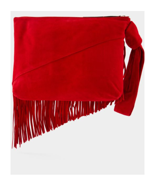 ISABEL MARANT LOGO CLUTCH 