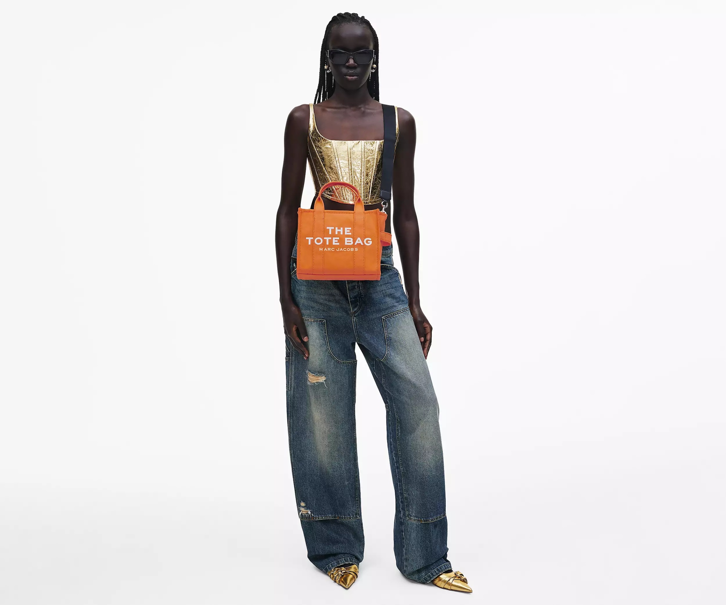 Marc Jacobs The Tote Bag Logo Tote In Brown