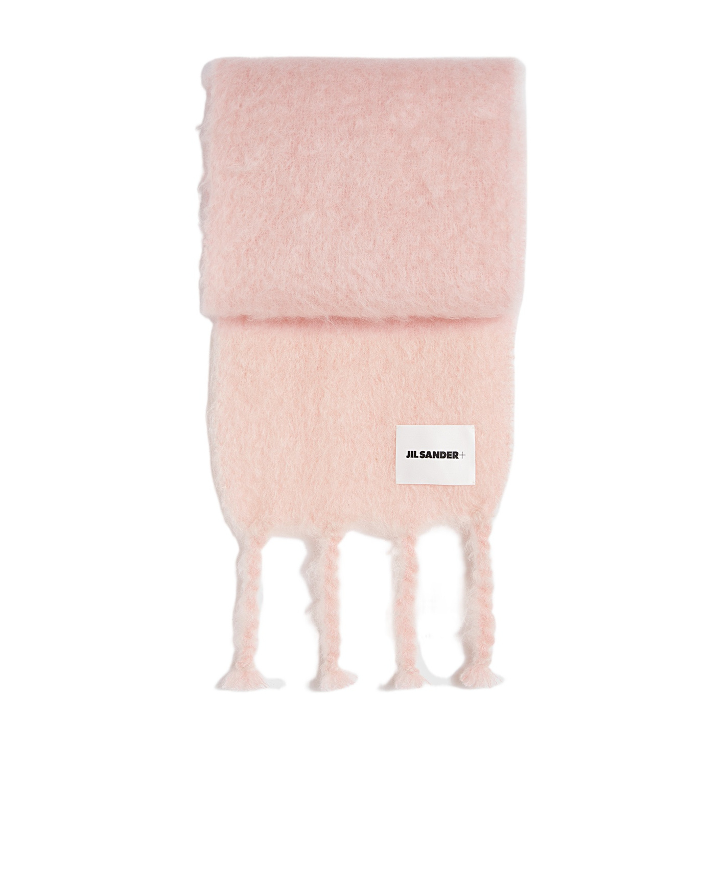 Jil Sander Wool Blend Scarf In Pink