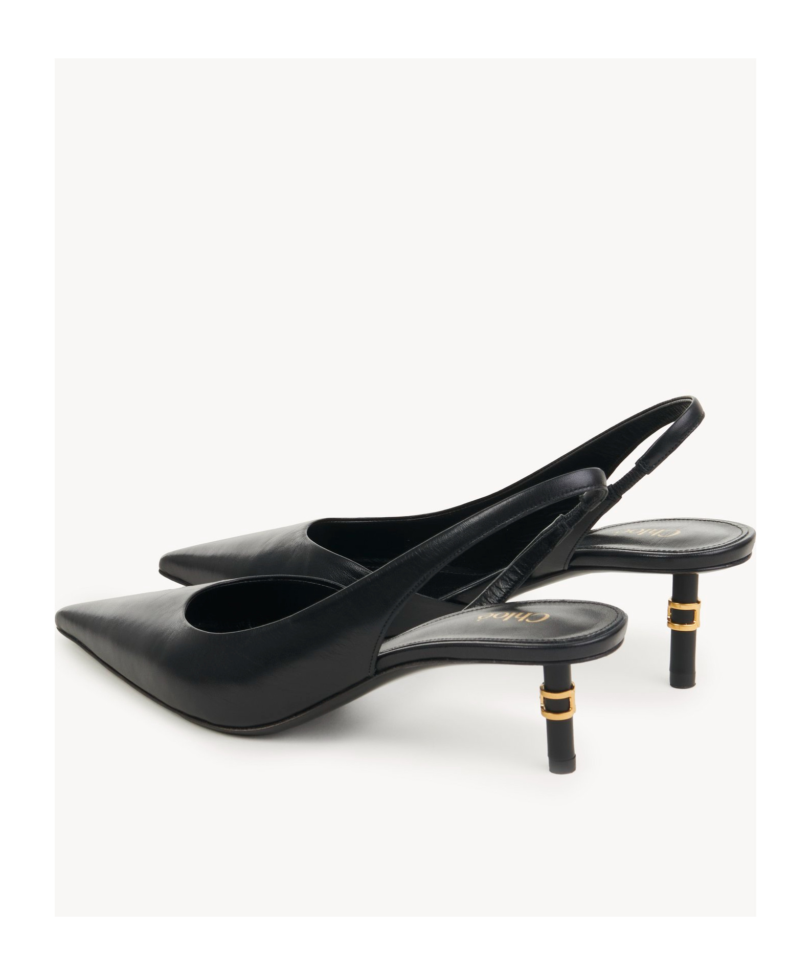 Shop Chloé 50mm Marcie Pumps In Black