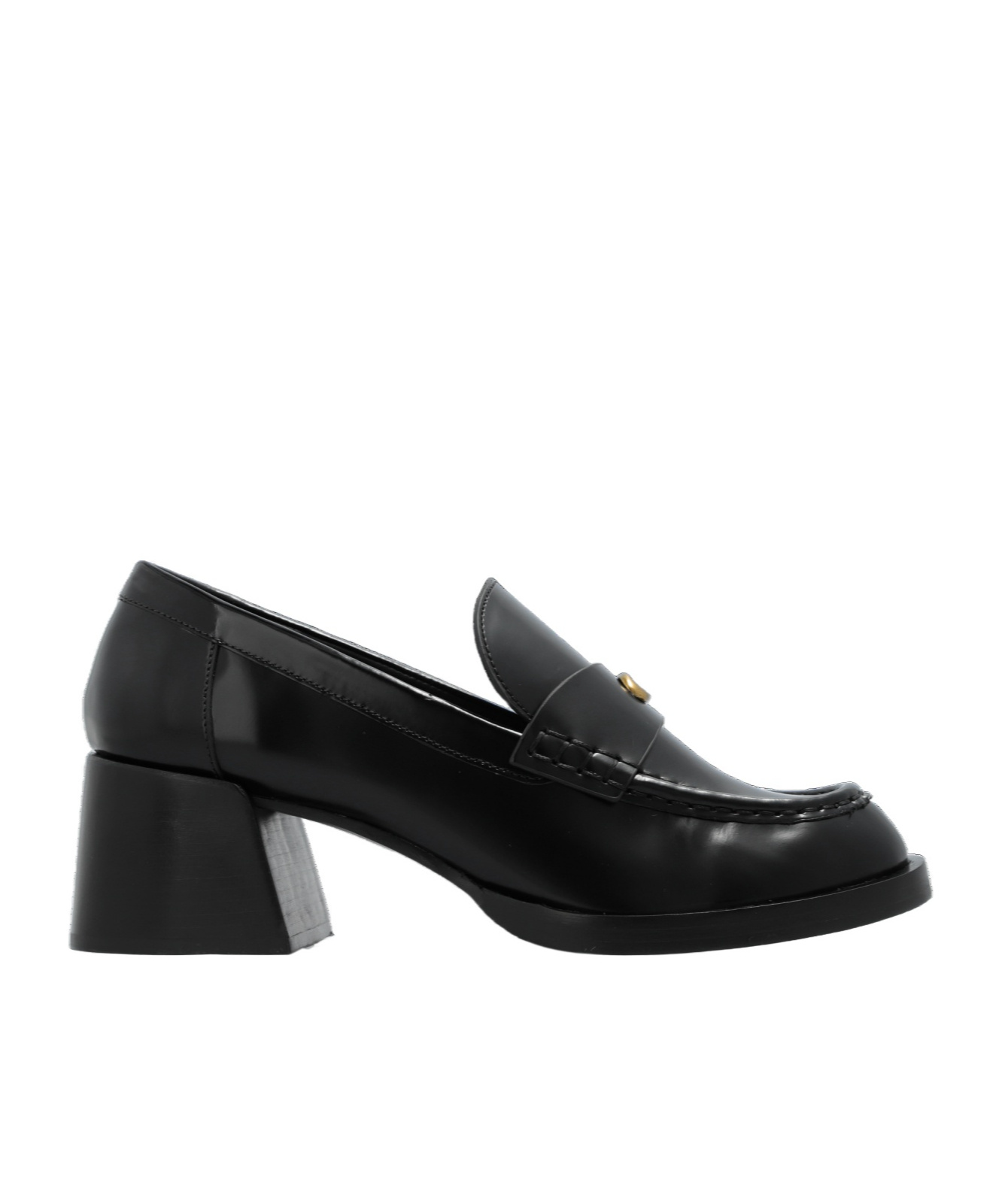 COACH 65MM NATALIE HEELED LOAFERS