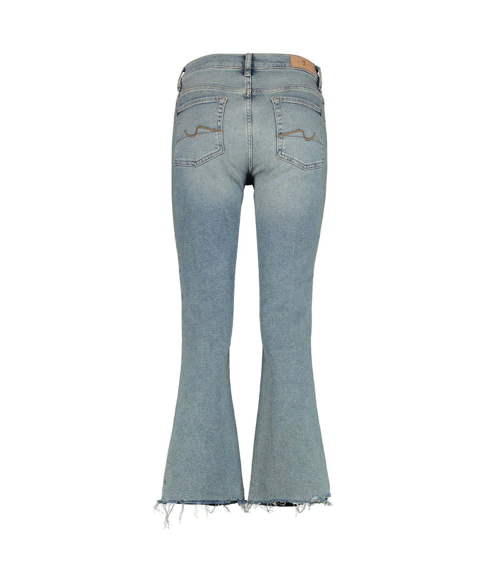 7 For All Mankind Daisy Ankle Jeans In Gray