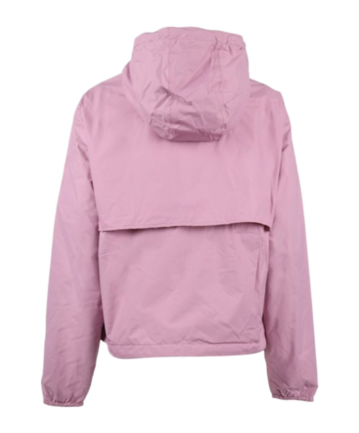 K-way Laurette Double Hooded Jacket In Pink