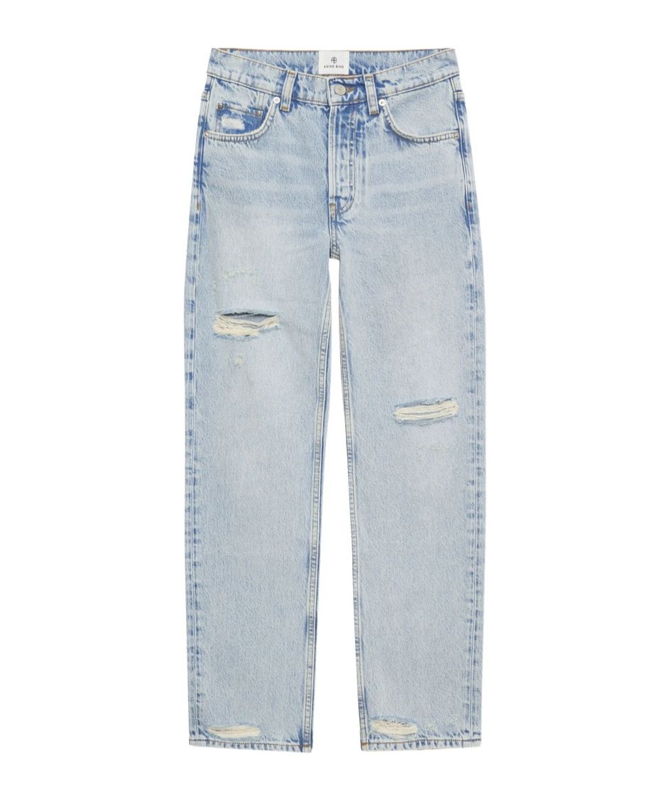 ANINE BING RIPPED JEANS 