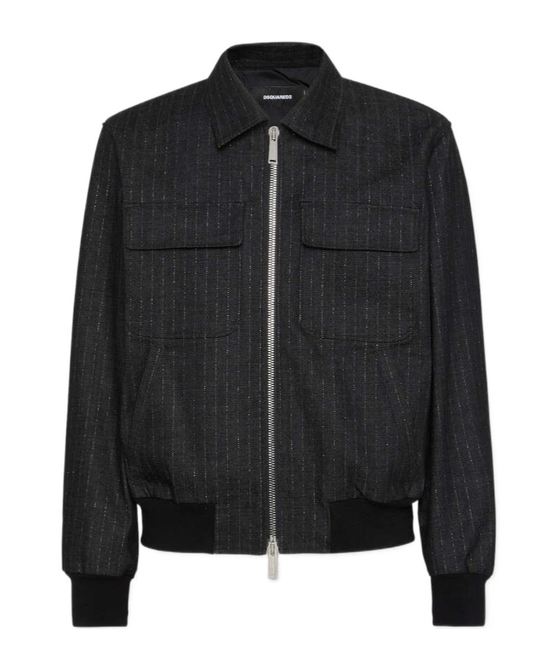 Dsquared2 Long Sleeve Casual Jacket In Multi