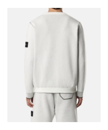 Stone Island Compass-badge Sweatshirt In Nude