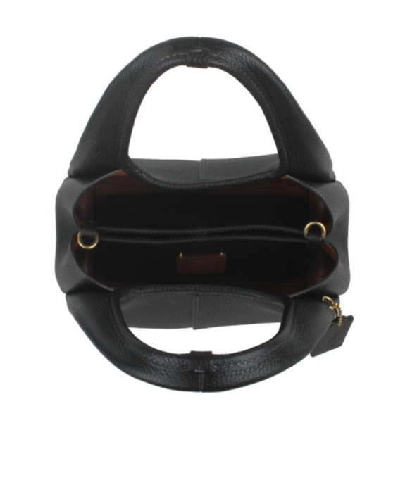 Coach Lana 25 Leather Crossbody Bag In Black