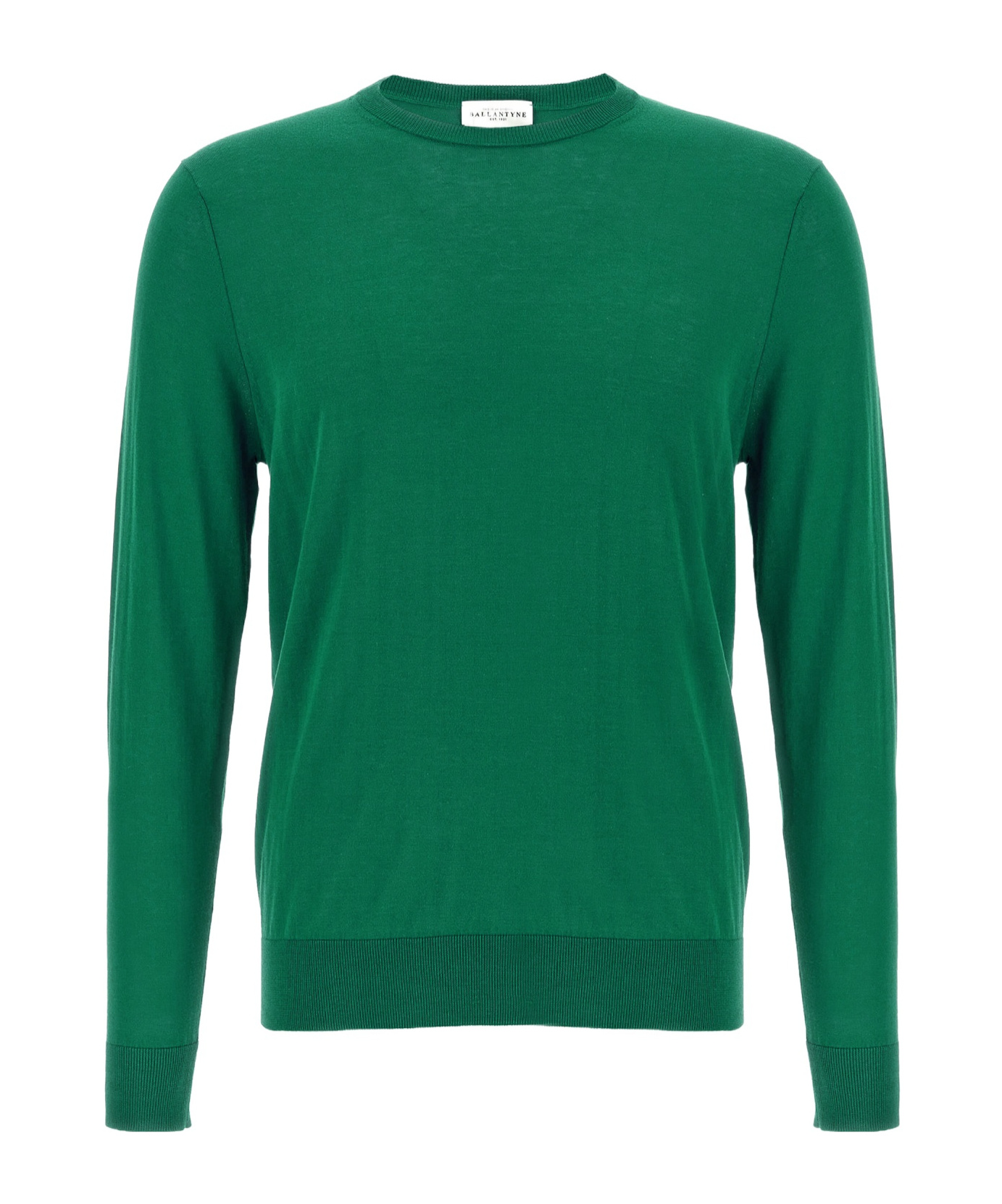 Ballantyne R Neck Sweaters And Cardigans In Green