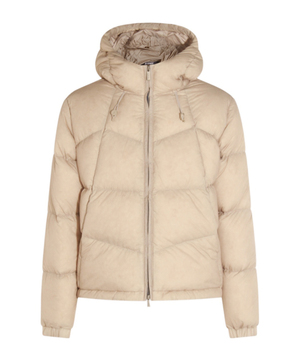 K-way Quill Thermo Light Ripstop Jacket In Neutral