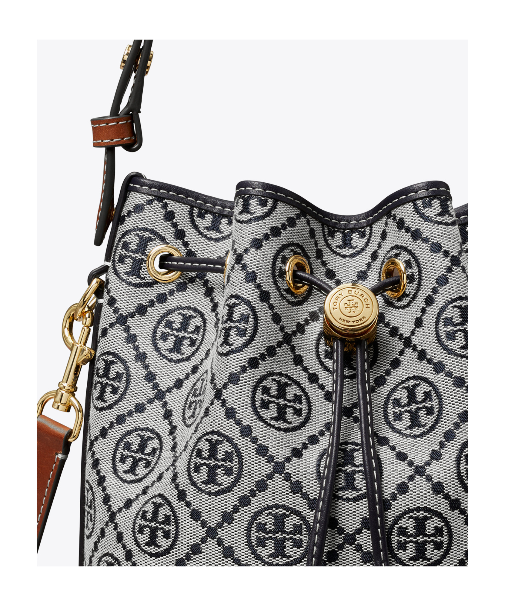 TORY BURCH T-MONOGRAM BUCKET BAG