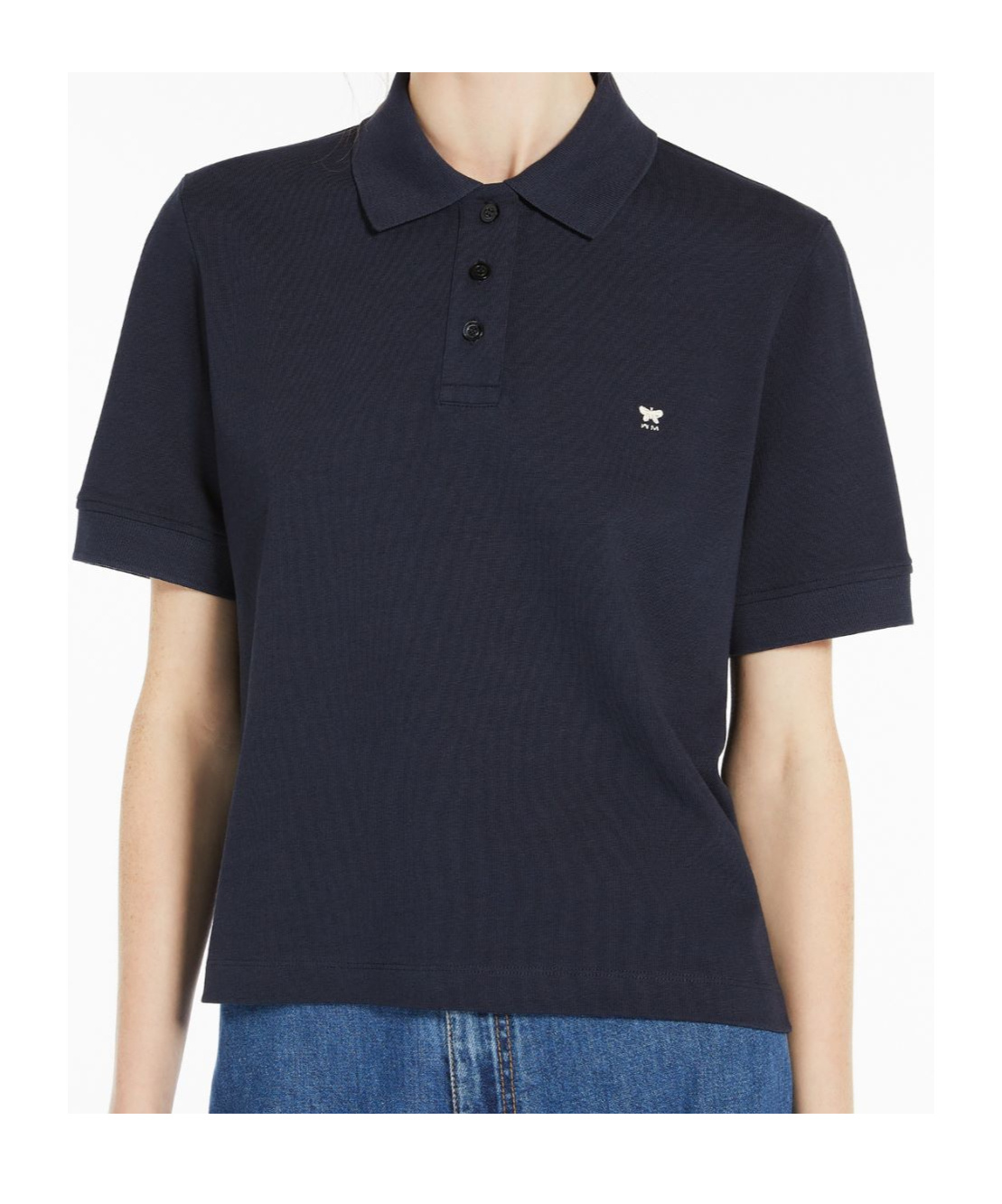 Weekend Max Mara Short-sleeved Polo Shirt In Black