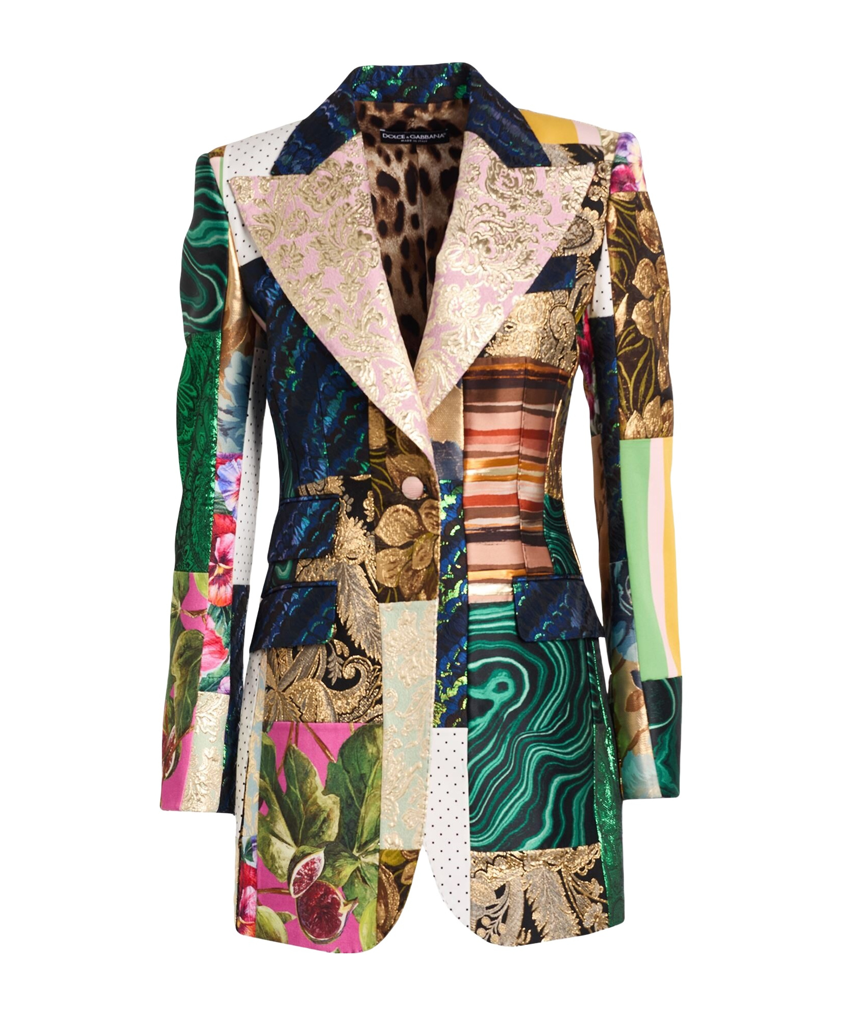 Dolce & Gabbana Single-breasted Blazer In Nude