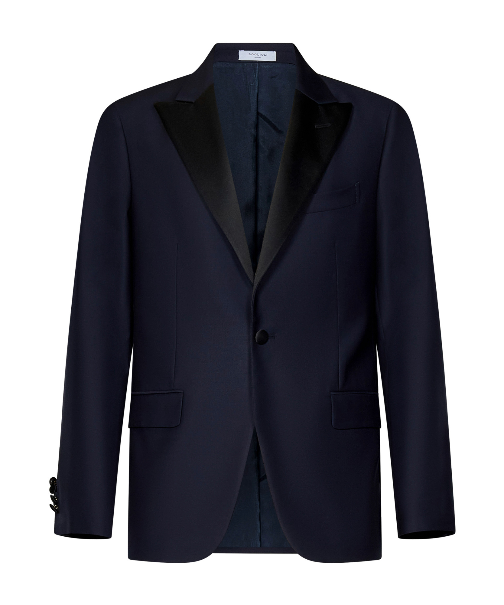 Boglioli Long-sleeved Suit Coat And Trouser Set In Black