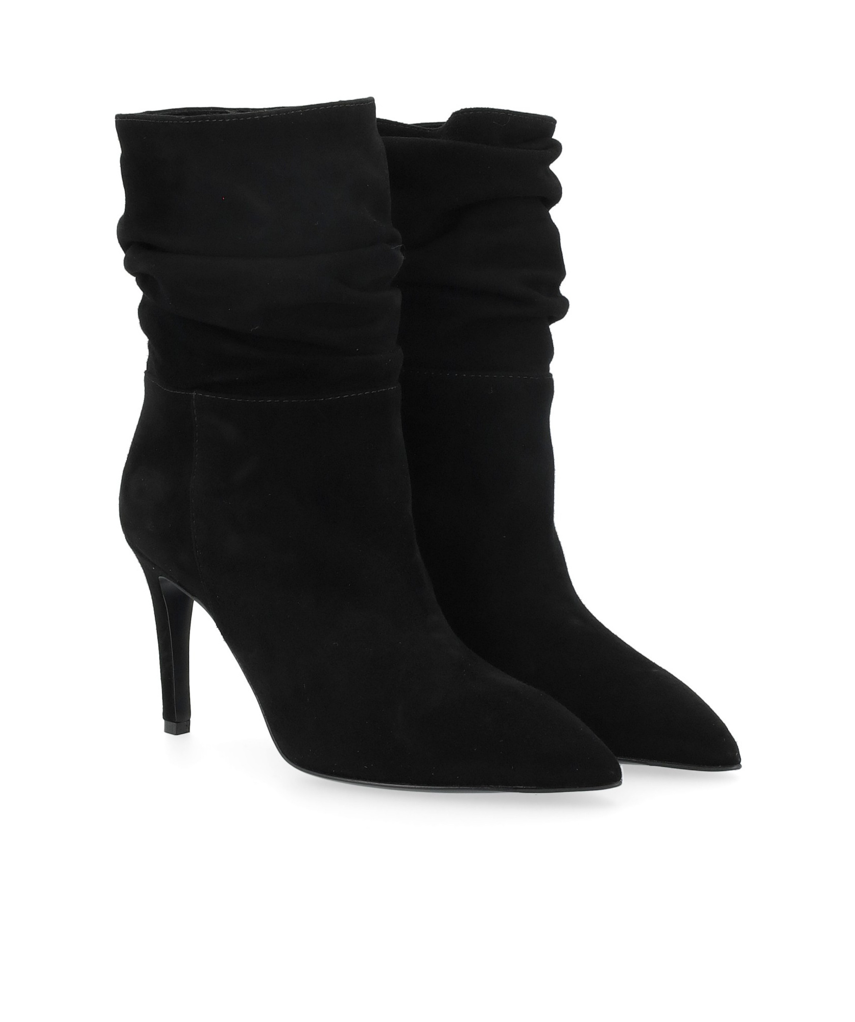 Shop Via Roma 15 High-heeled Ankle Boots In Black