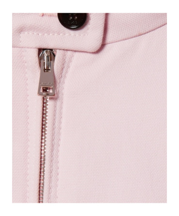 Shop Gucci Cotton Canvas Delavé Bomber Jacket In Light Pink