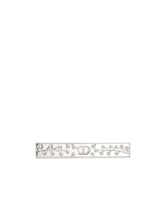 Dior Hom Lily Tie Clip In White