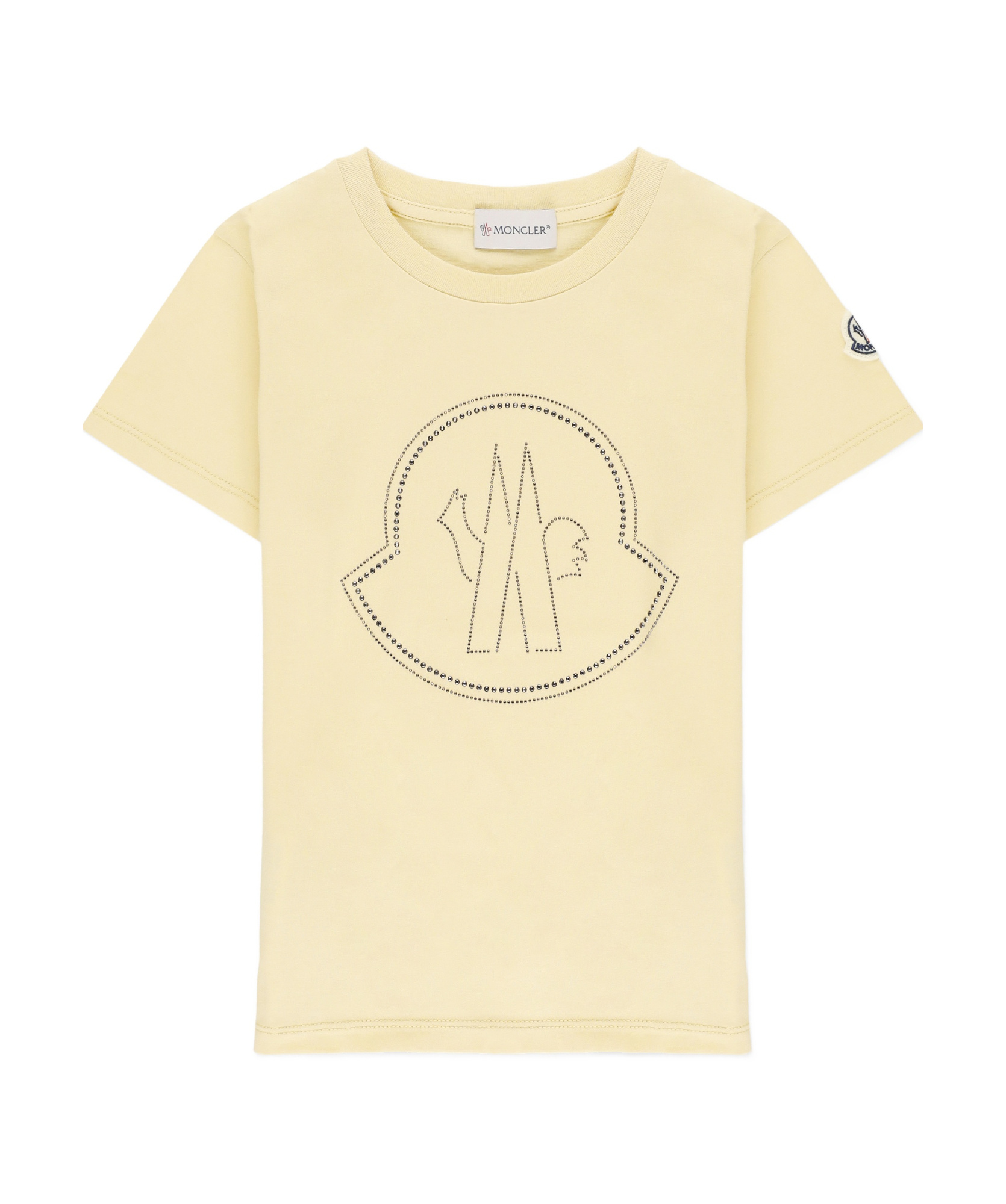 Moncler Short-sleeved T-shirt In Nude