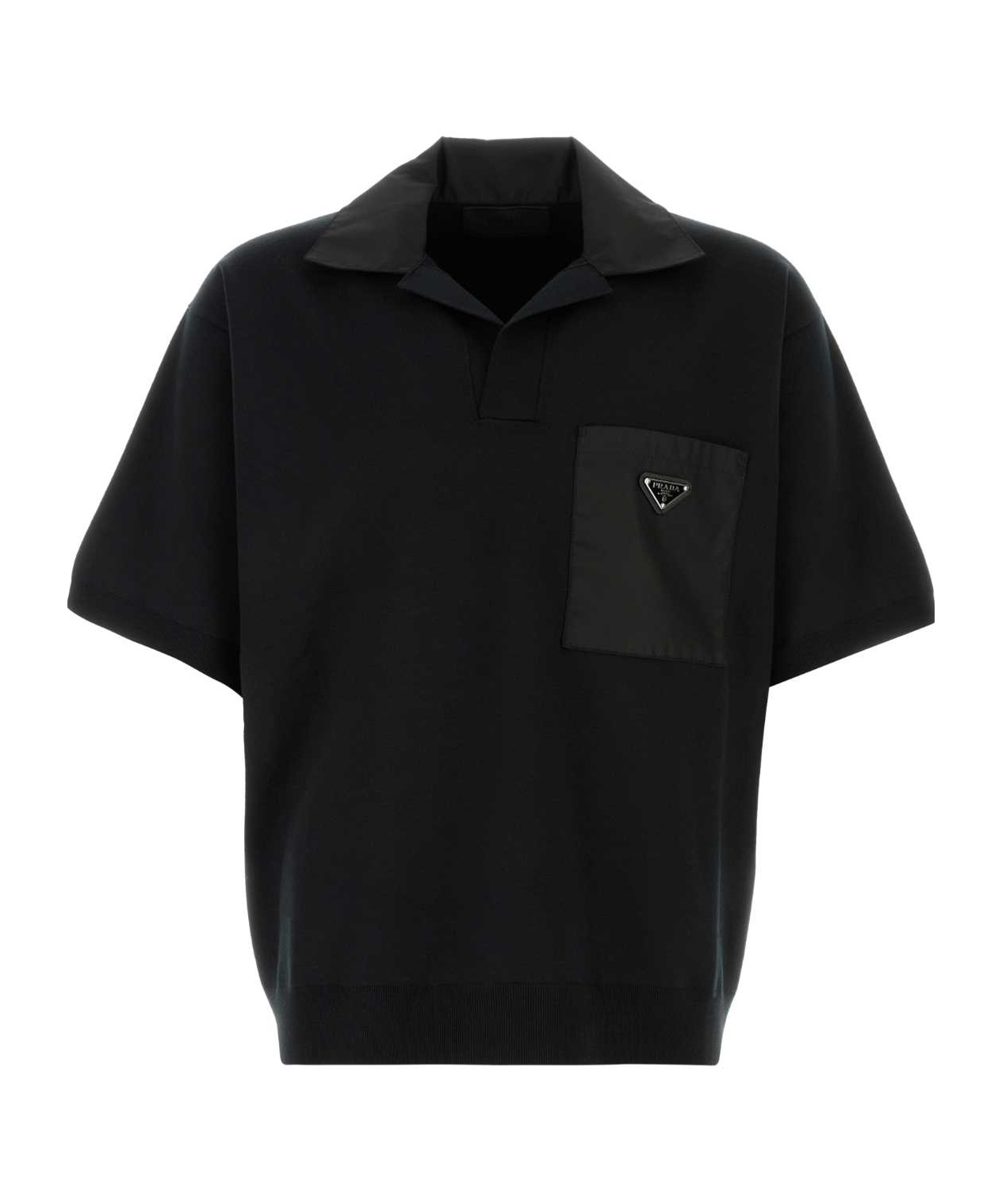 PRADA WOOL POLO SHIRT