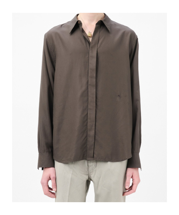 Our Legacy Evening Long-sleeve Shirt In Brown