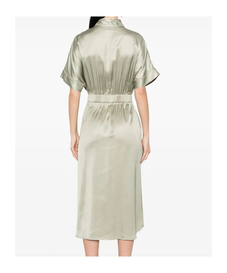 Peserico Satin Midi Dress