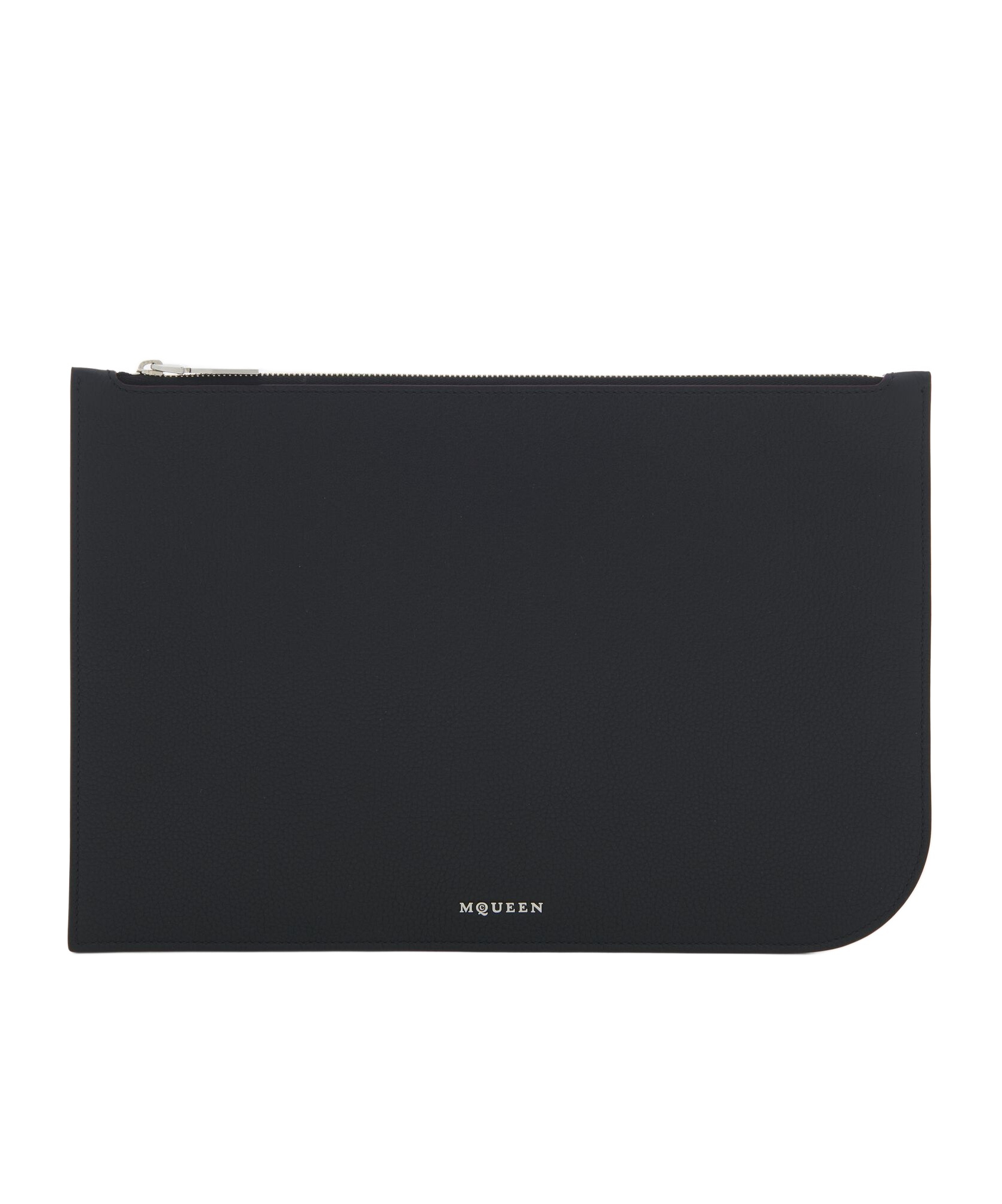 Alexander Mcqueen Large Clutch In Black