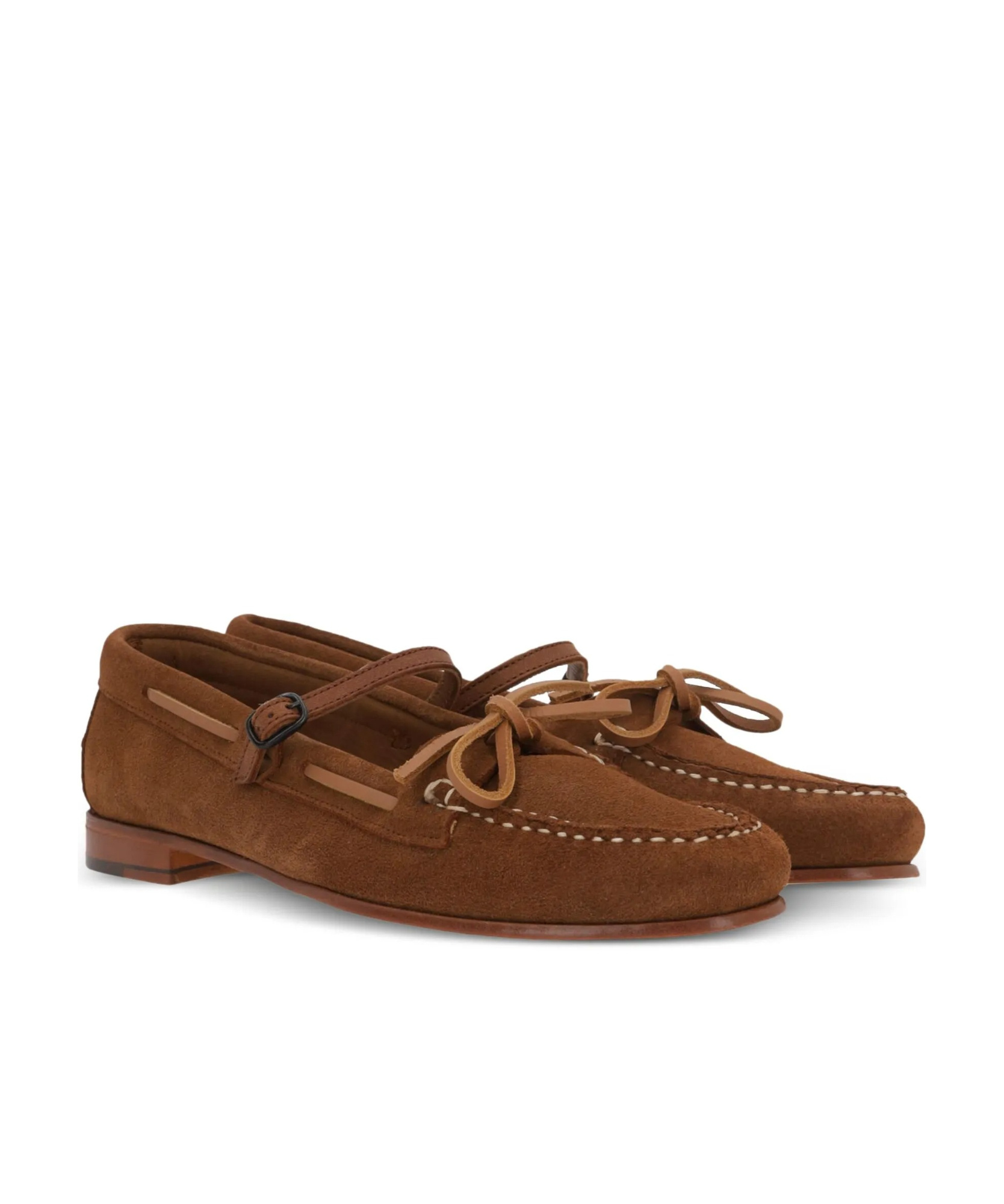 Hereu Women's Lorea Suede Leather Loafers In Brown
