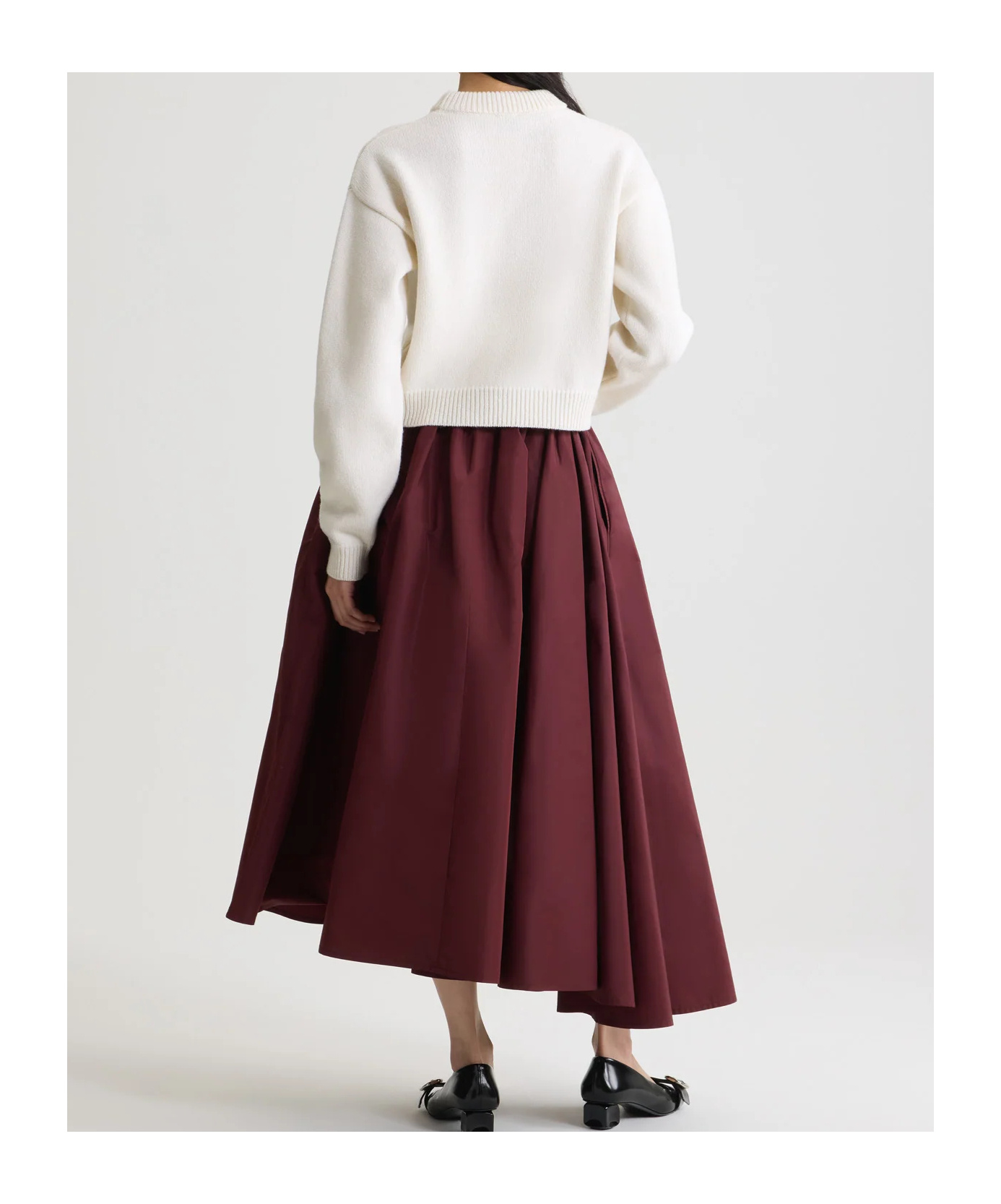 Patou Logo And Jp Monogram Intarsia Wool And Cashmere Jumper Clothing In Neutral