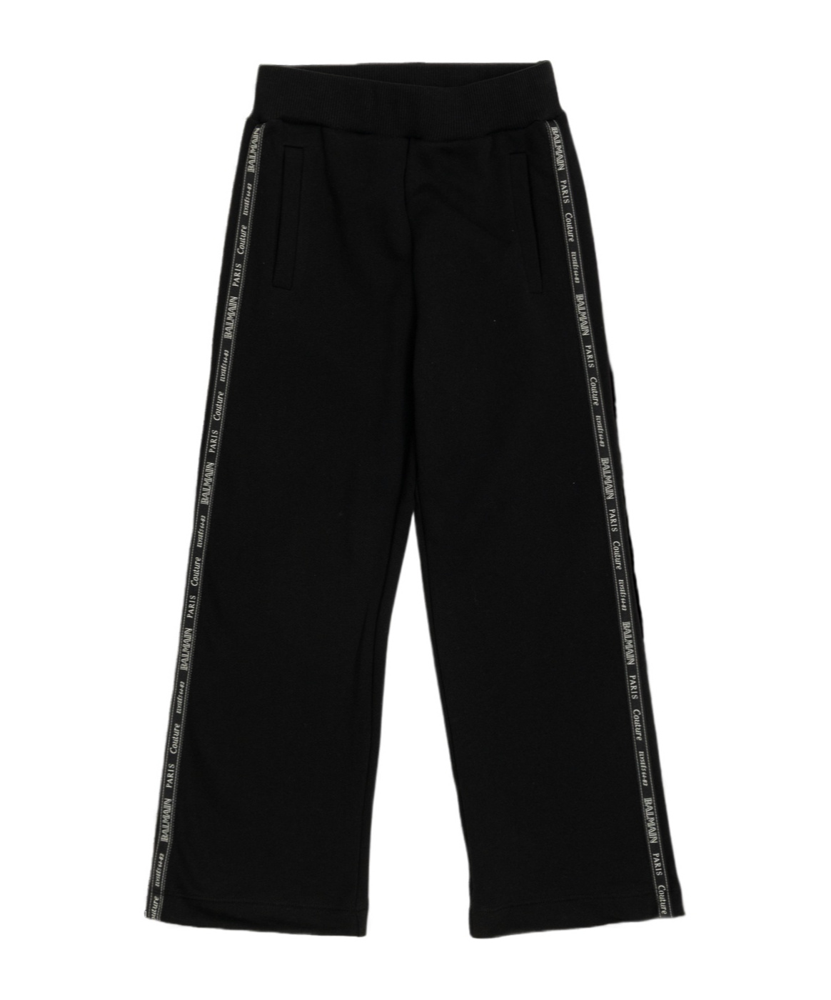 Balmain Straight-leg Casual Pants In Black