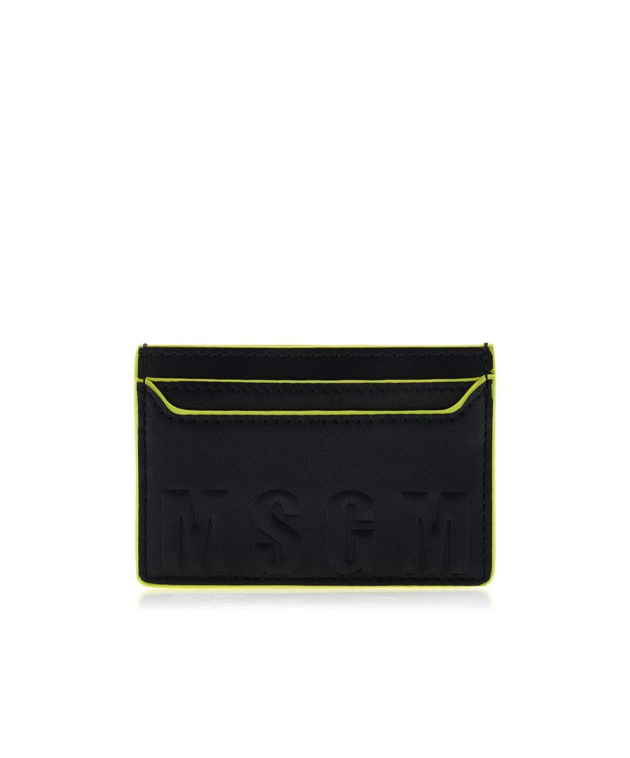 Msgm Rectangular Clip In Black