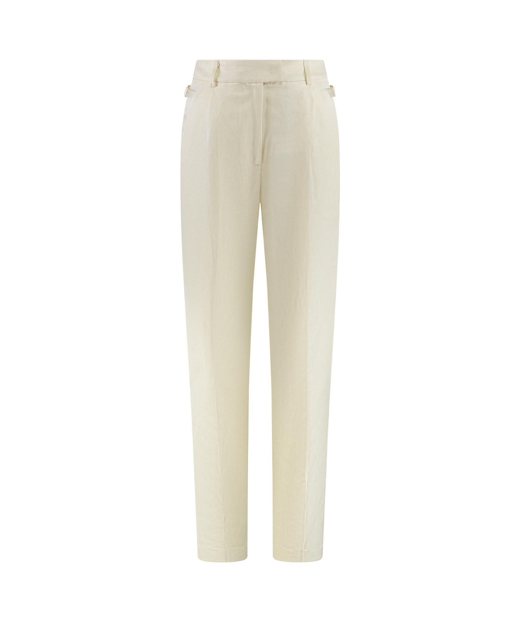 Pt01 Belt Loops Slacks In White