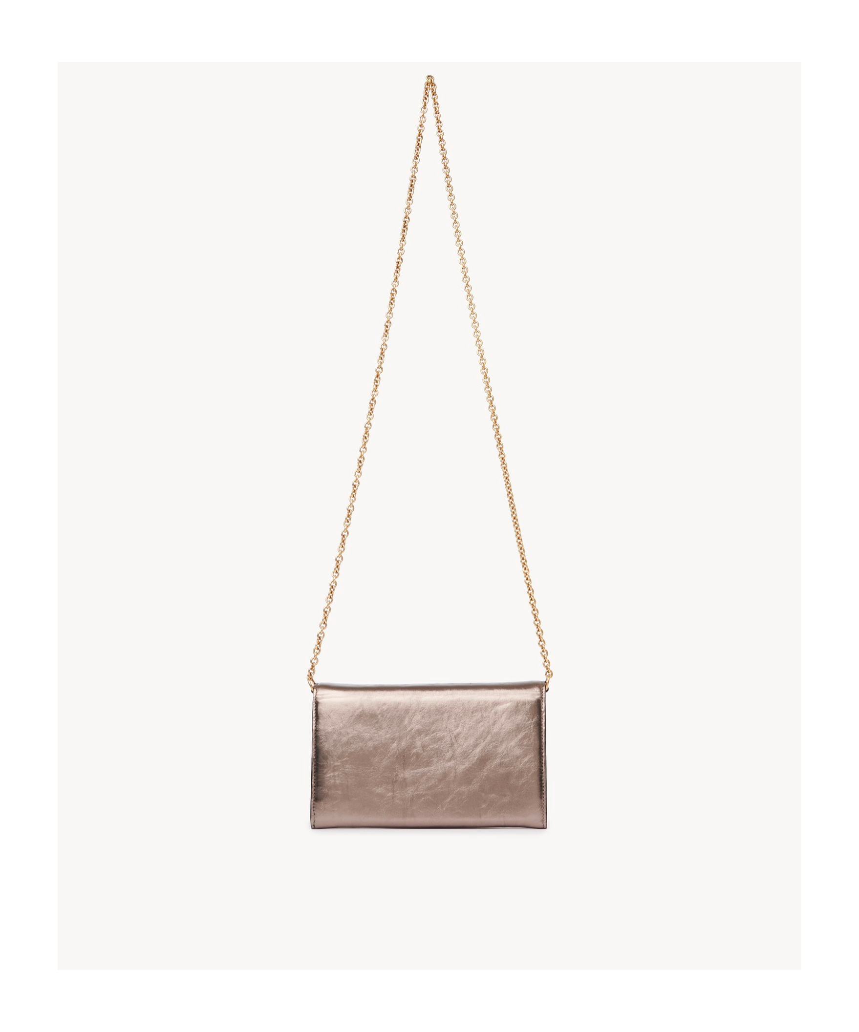 Chloé Iconic Chain Shoulder Bag In Nude