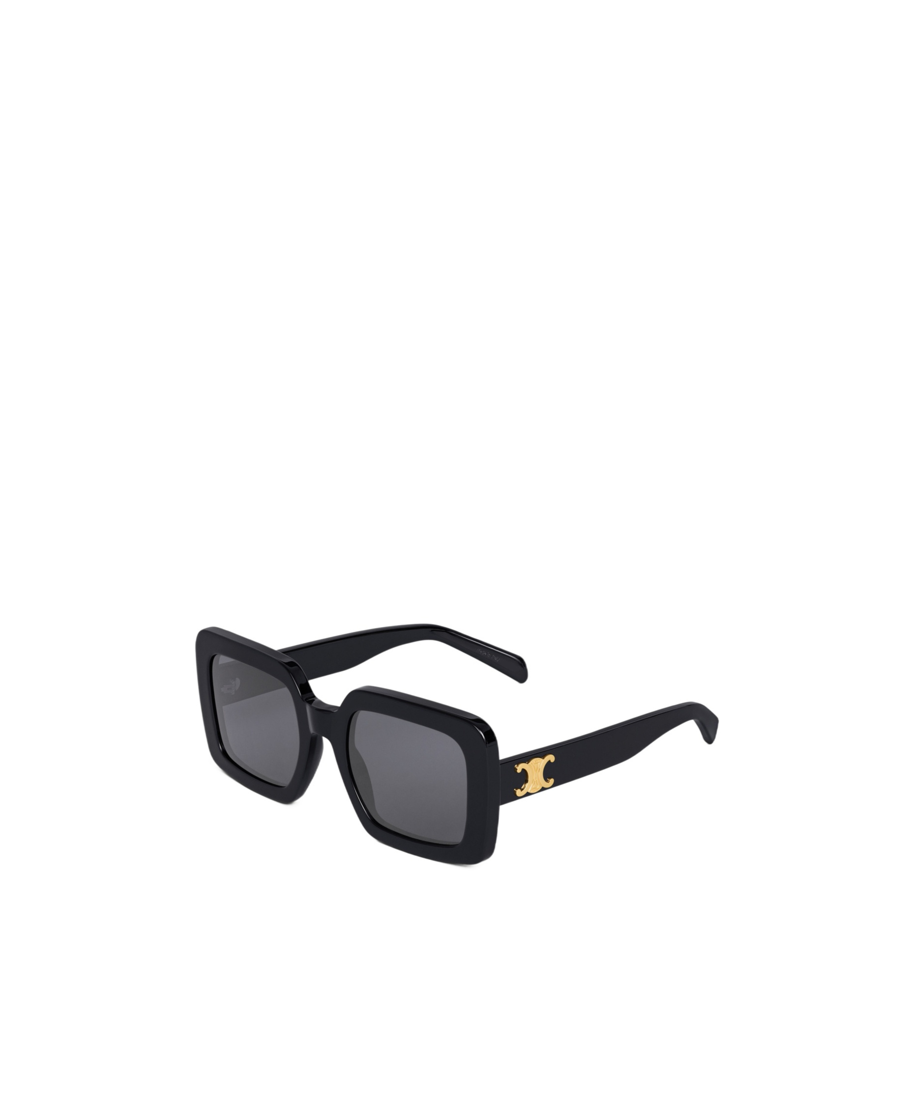 Celine Triomphe13 Logo Sunglasses In Black