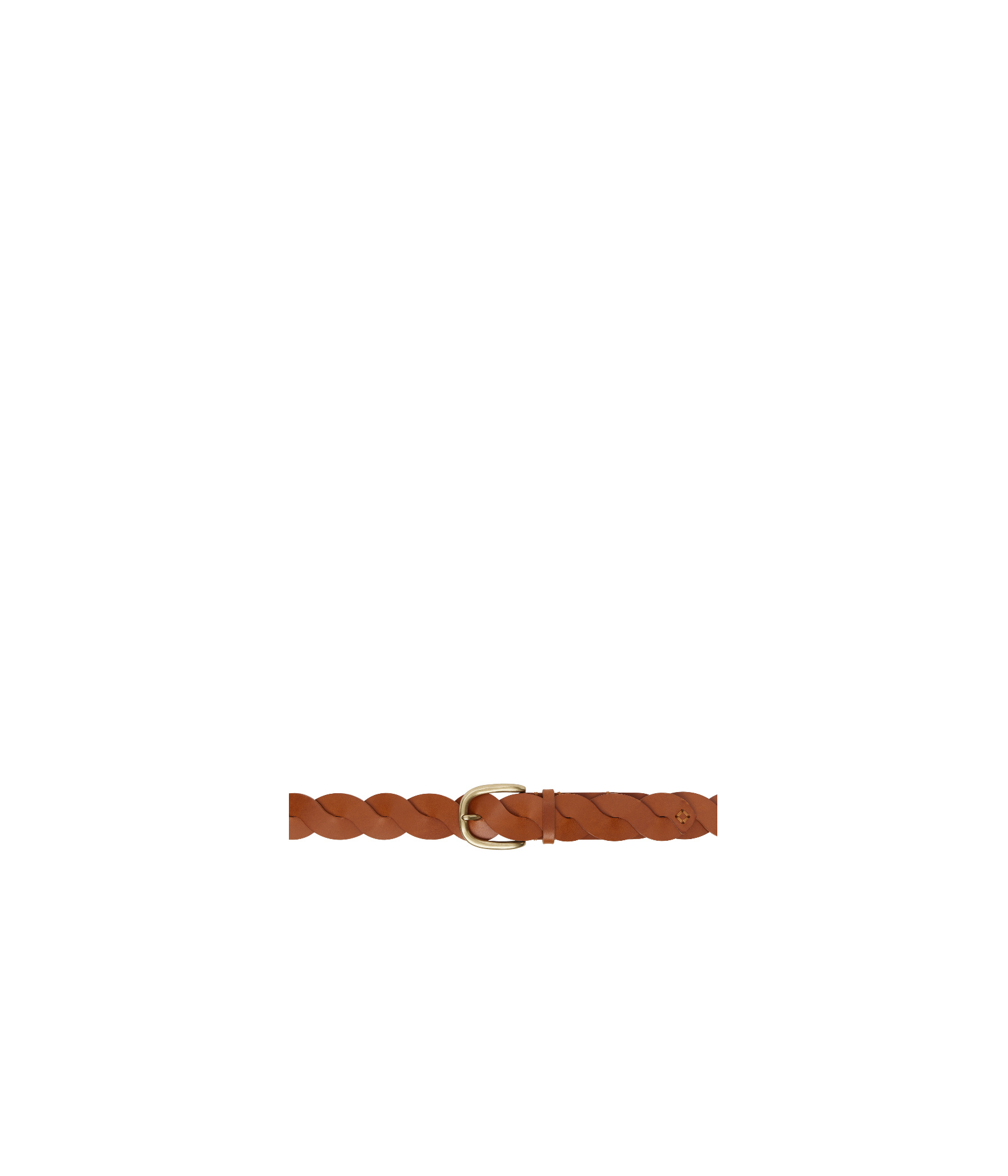Isabel Marant Tan Zigza Belt In Brown