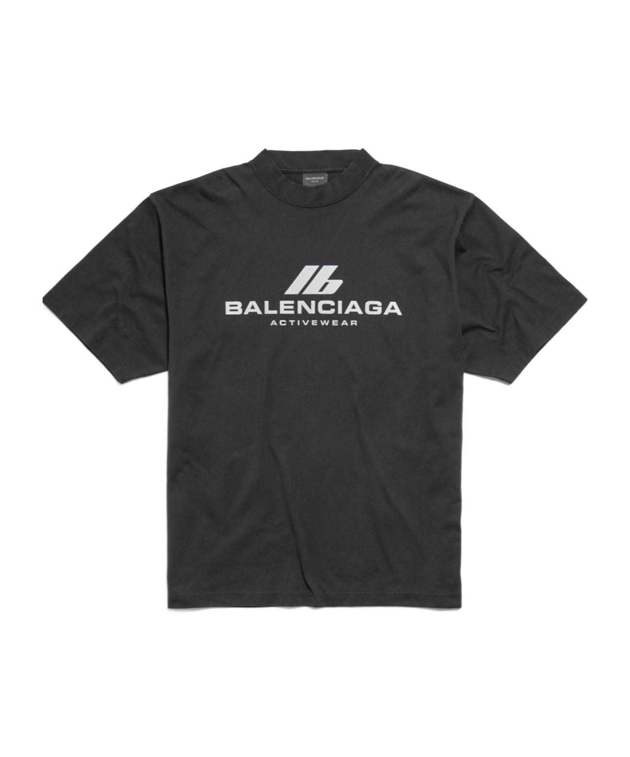 Balenciaga Close-fitting Activewear T-shirt Clothing In Black