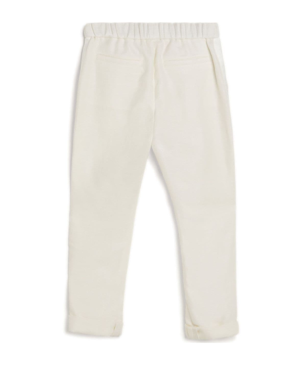 Brunello Cucinelli Rope Trousers In White