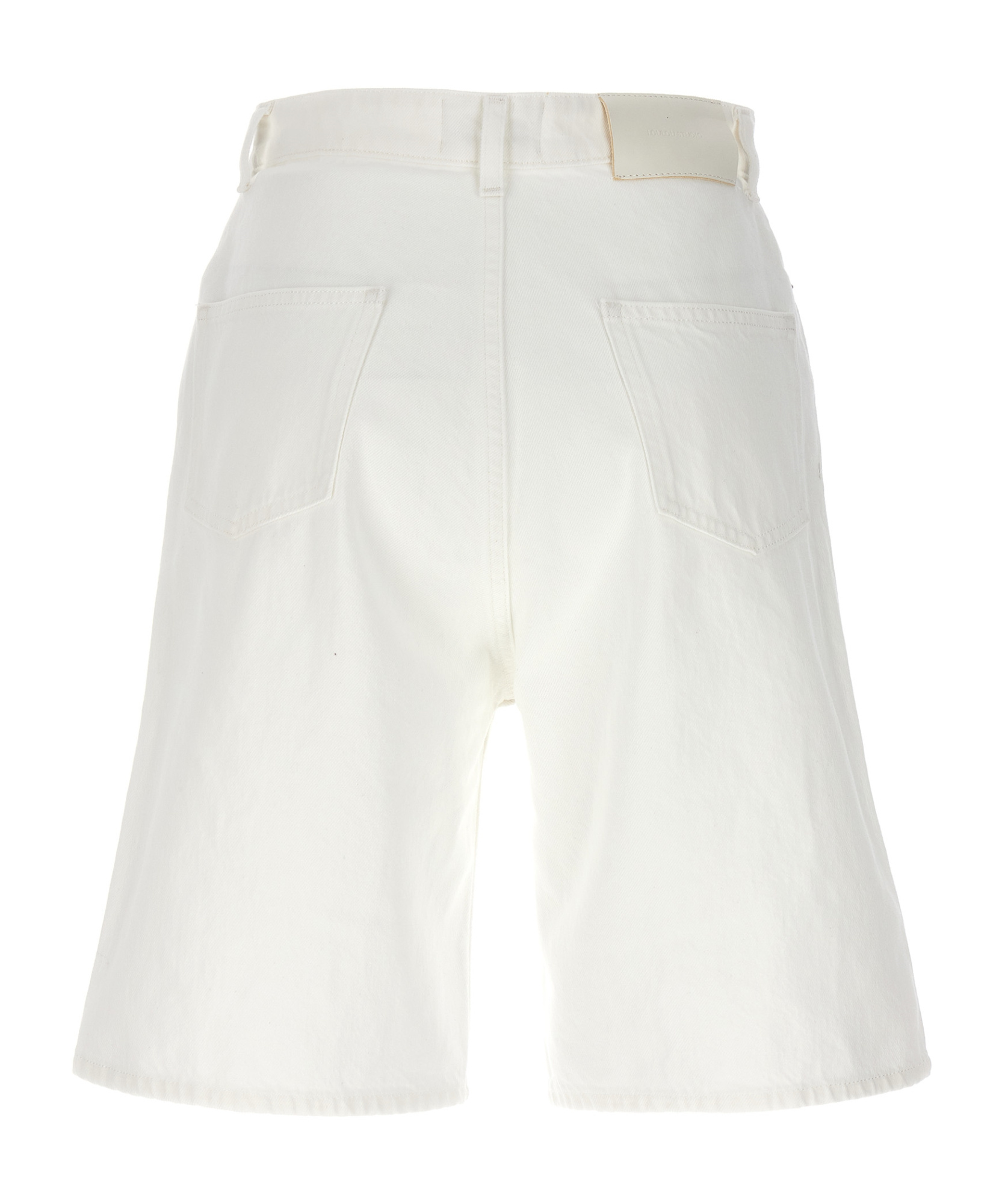 Loulou Studio Belt Tripping Shorts In White