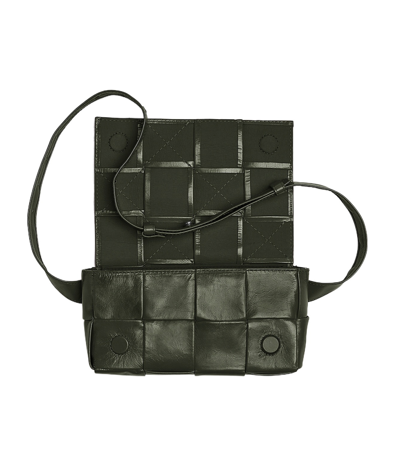 Bottega Veneta Intrecciato Belt Bag In Green