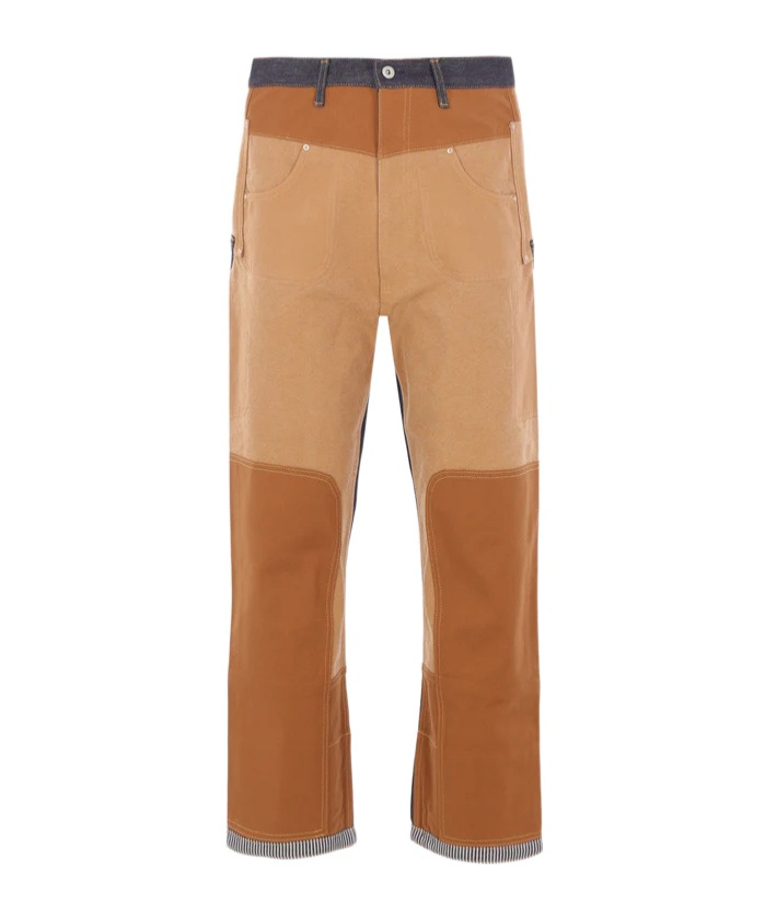 Junya Watanabe Multi-pocket Patchwork Casual Pants In Brown