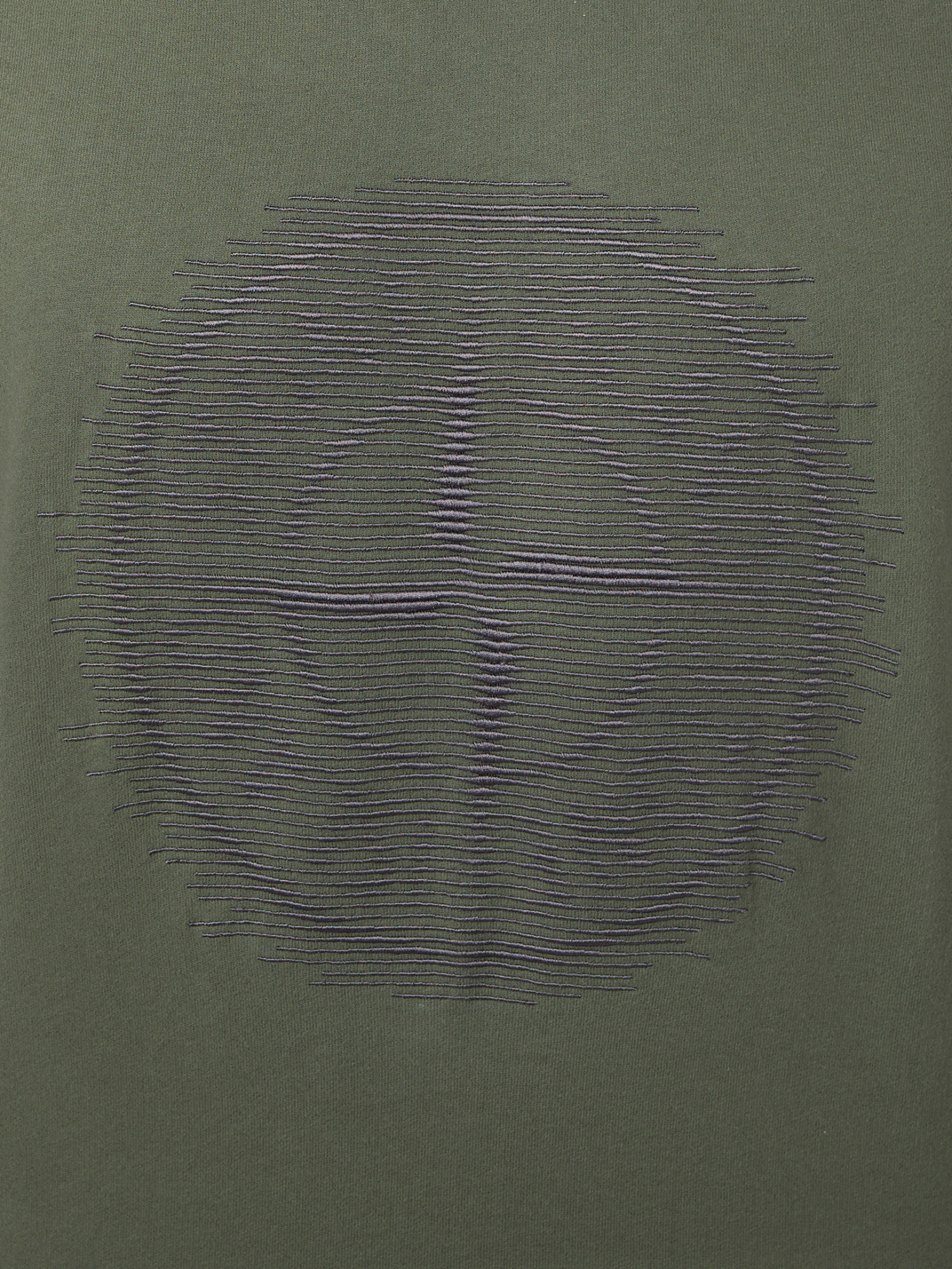 Stone Island Knitted Round-neck Sweatshirt In Green