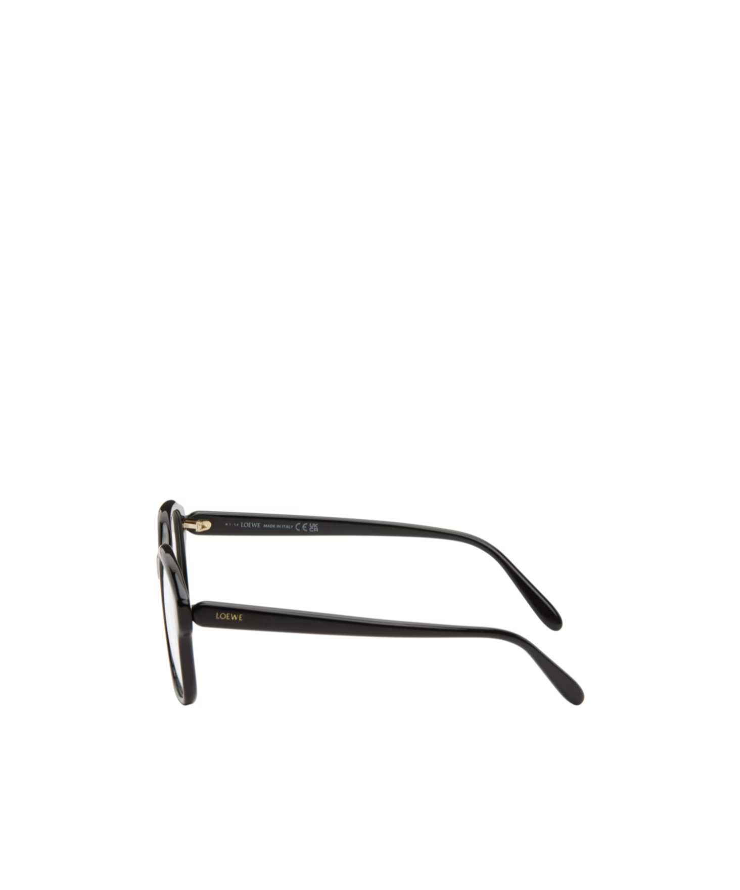 Loewe Logo Square Flat Mirror In Black
