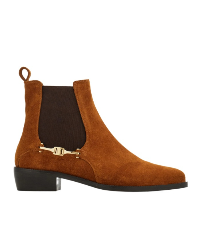 Ferragamo F Buckle Chelsea Boot In Multi