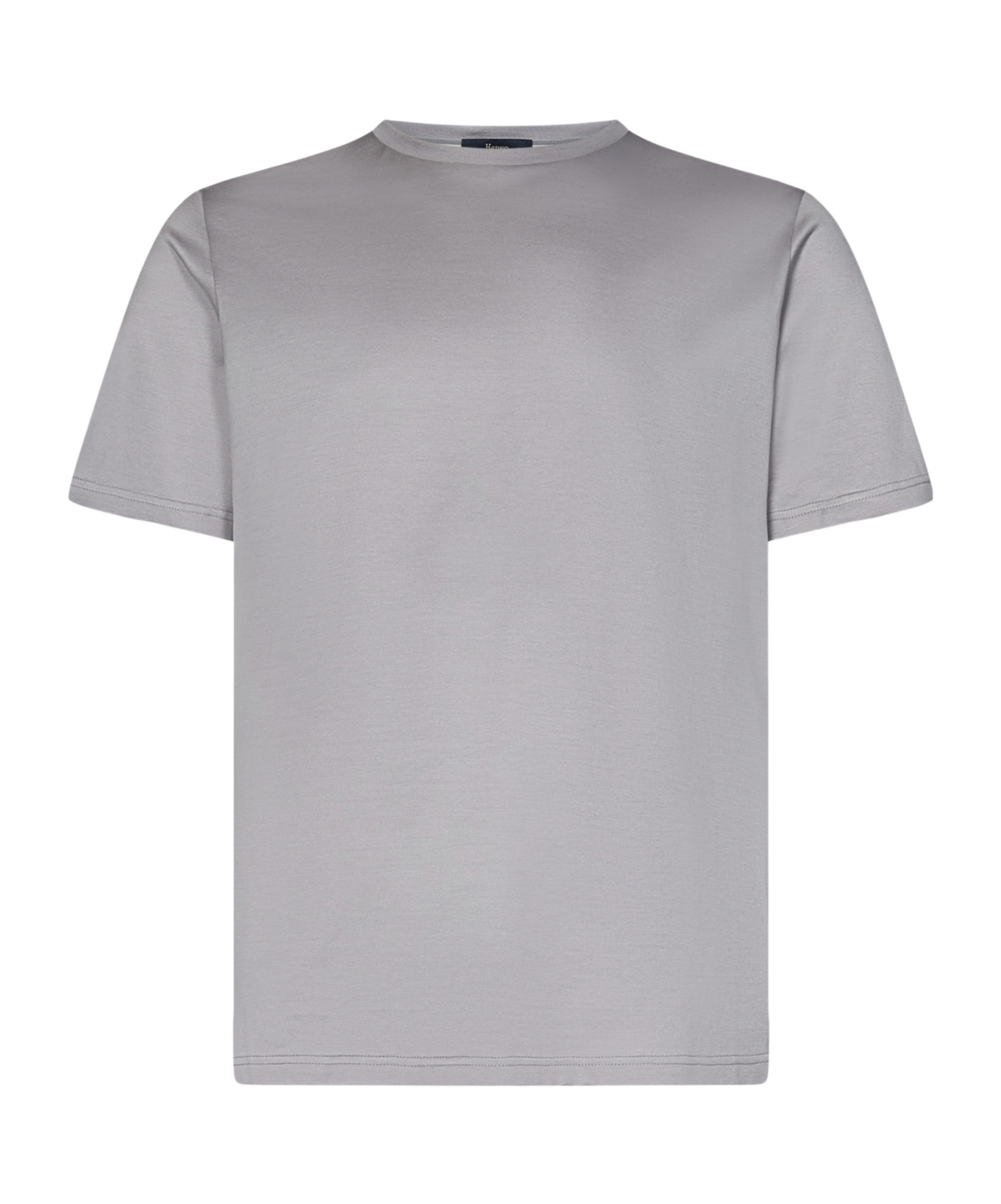 Herno Cotton T-shirt In Gray