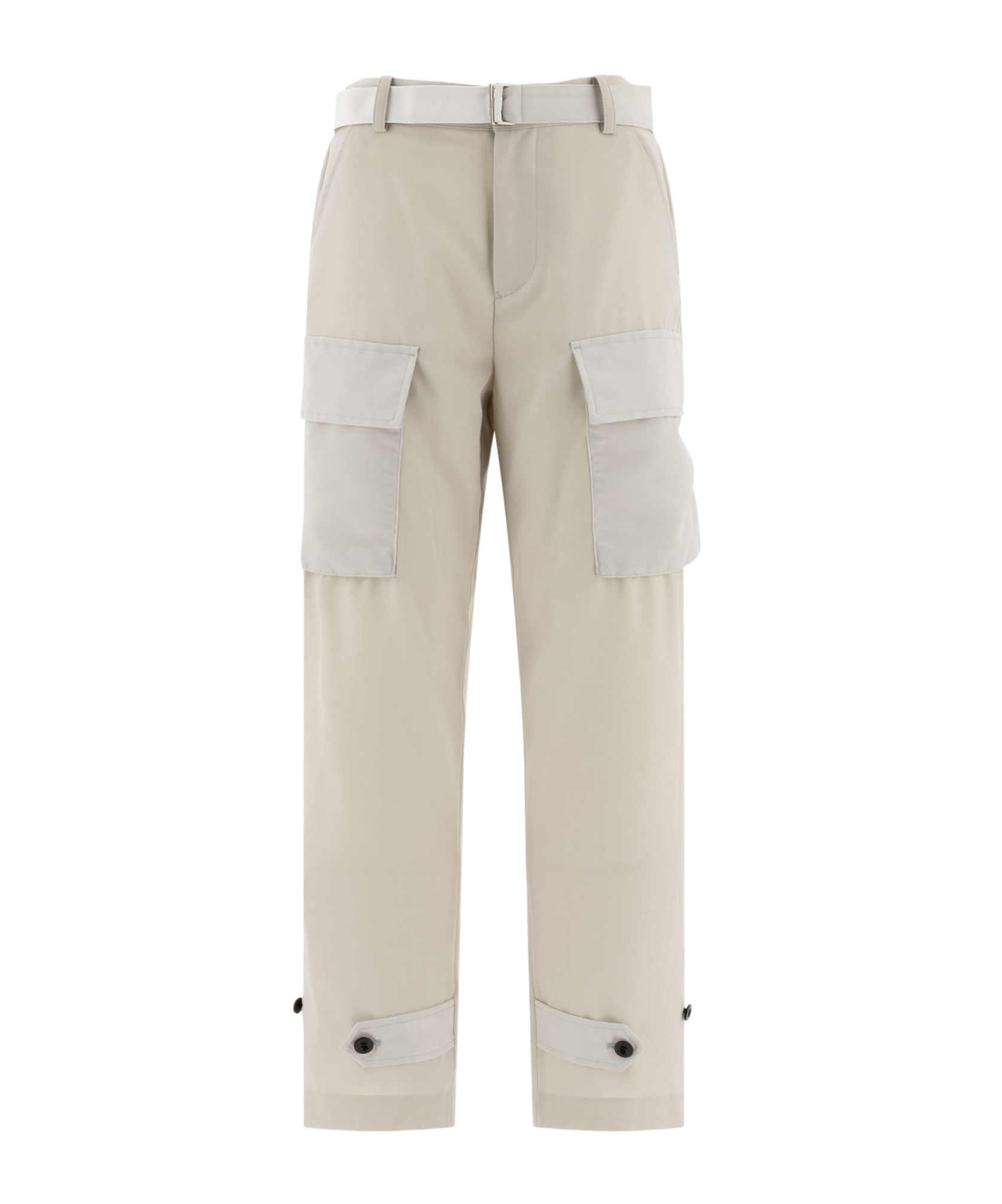 Sacai Belt-loop Overalls In Nude