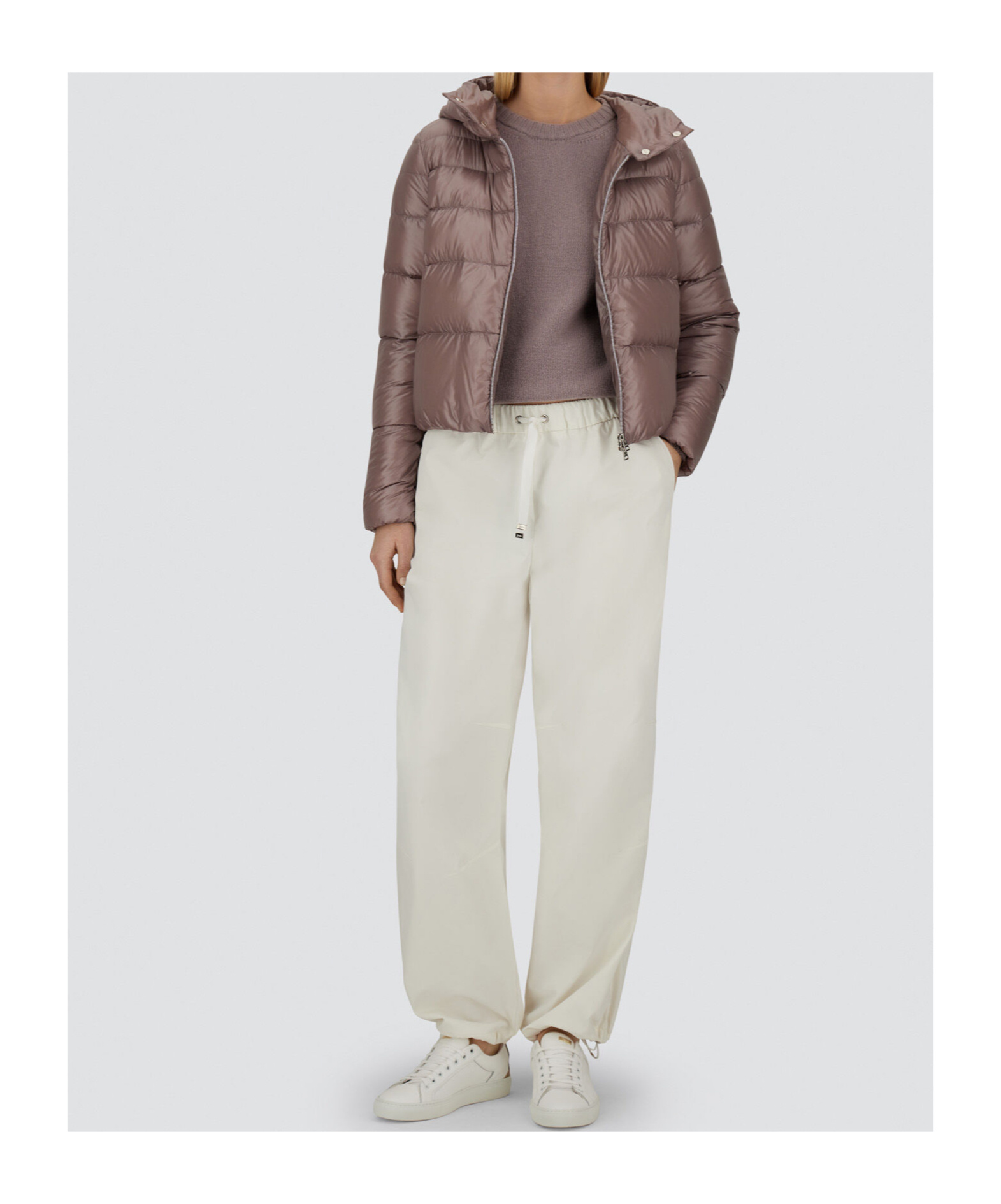 Herno Resort Bomber Jacket In Nylon Ultralight In Pink