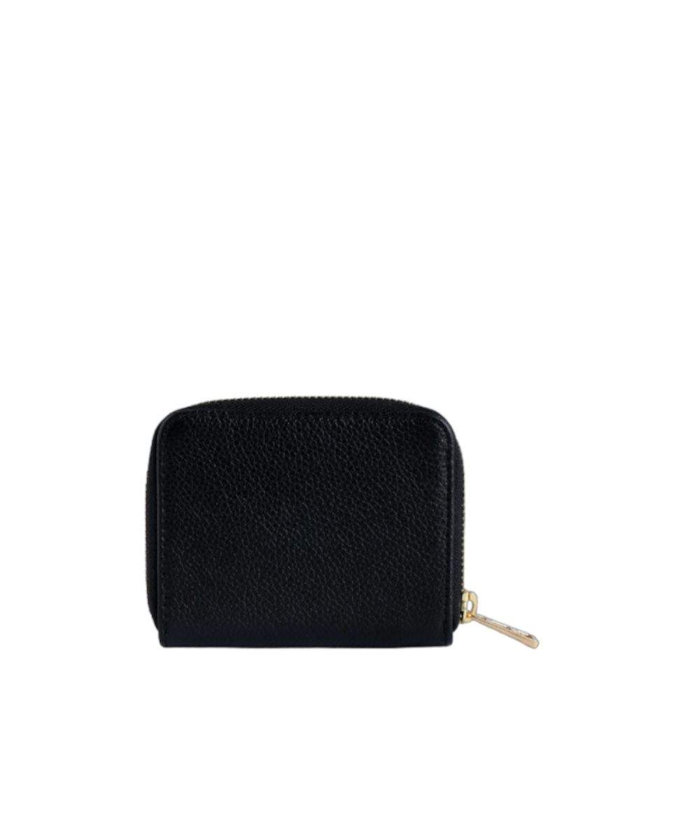 Zadig & Voltaire Zadig  Voltaire Logo Plaque Zip-around Mini Wallet In Black