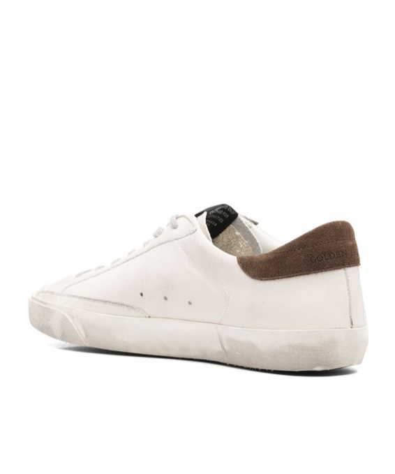Golden Goose Star Suede Upper And Heel Sneakers In White