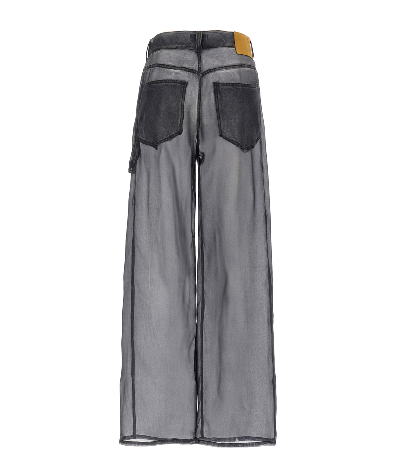 Haikure Winona Sheer Organza Pants In Gray