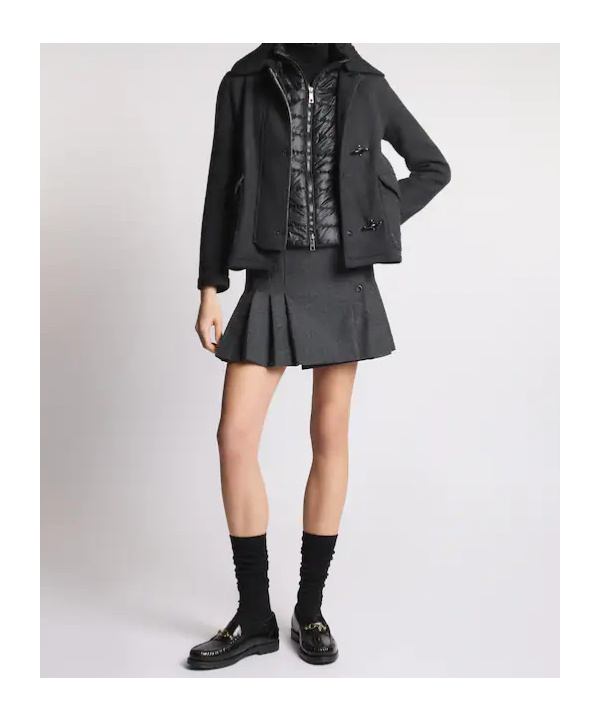Fay 3 Ganci Wool Jacket In Gray
