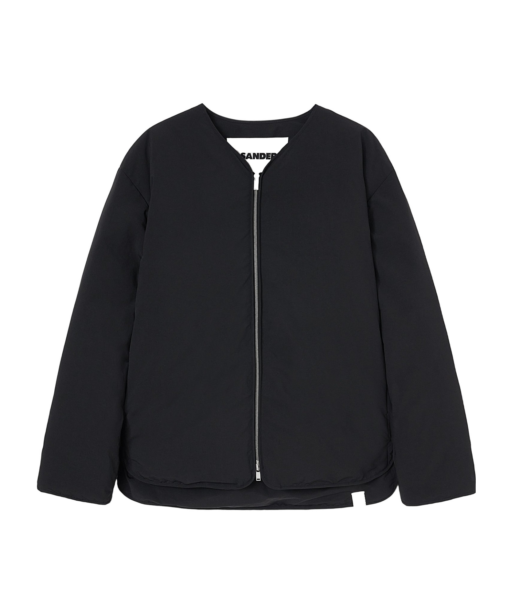 Jil Sander Zipped Down Jacket In Black
